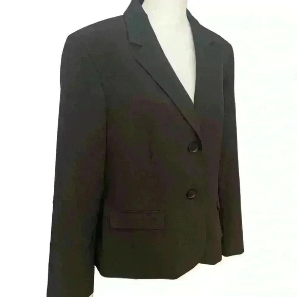 Black Label by Evan-Picone Suit Jacket Size 10 Women’s Blazer Career Interview - Picture 6 of 14